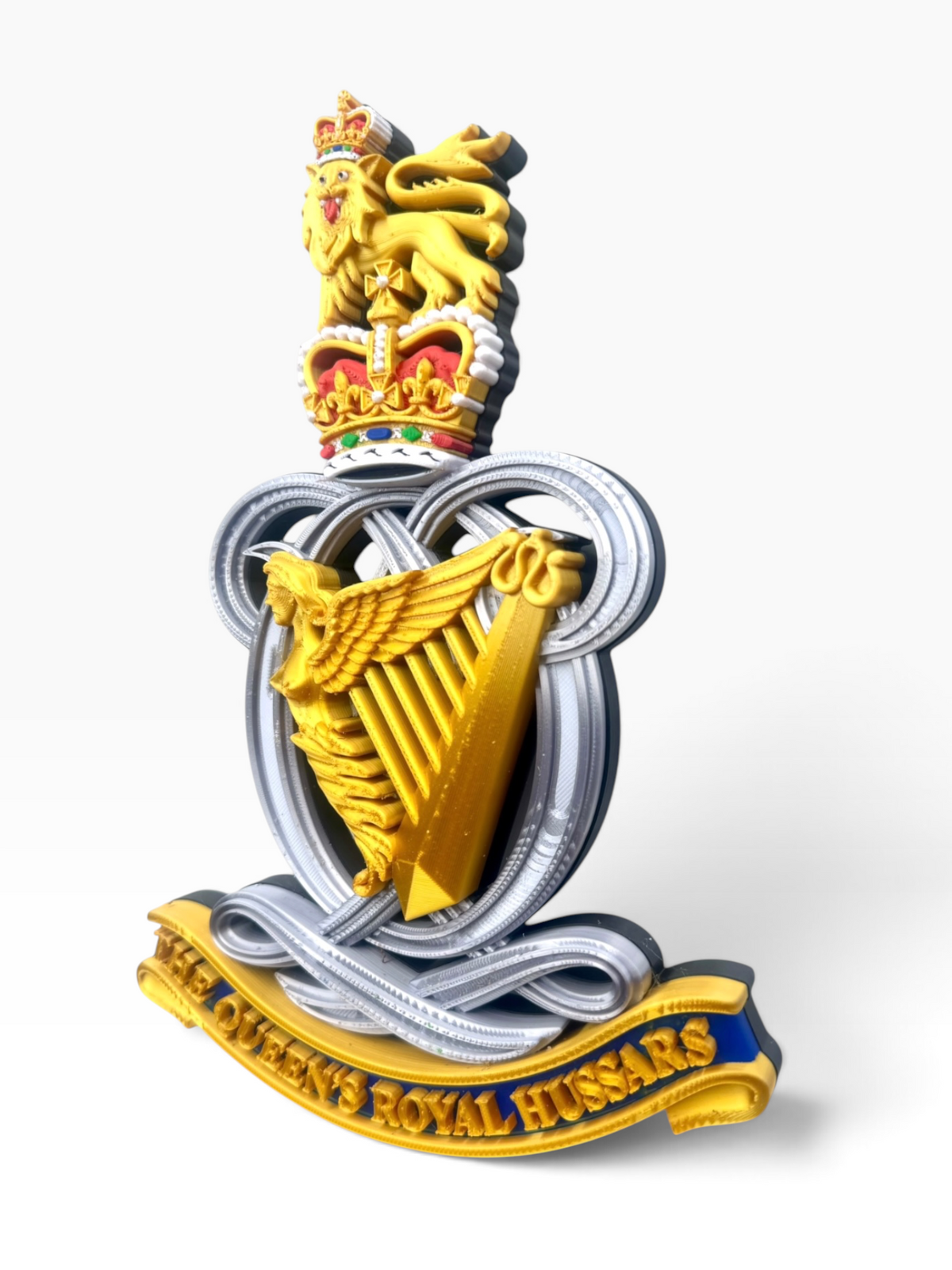 The Queen’s Royal Hussars Cap Badge – Queen’s Crown | Officially Licensed
