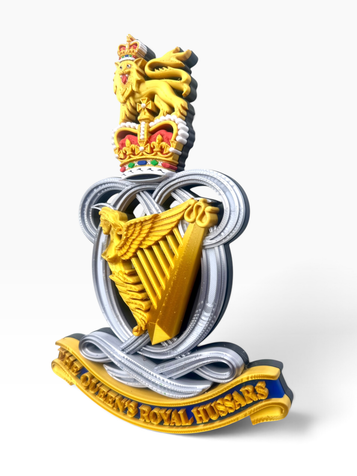 The Queen’s Royal Hussars Cap Badge – Queen’s Crown | Officially Licensed