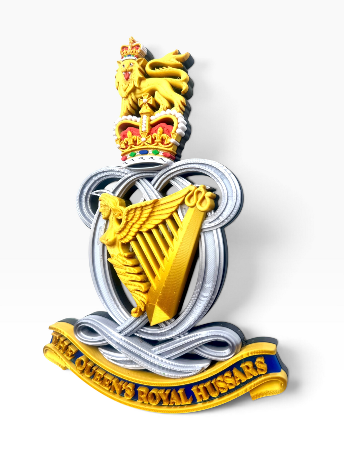 The Queen’s Royal Hussars Cap Badge – Queen’s Crown | Officially Licensed