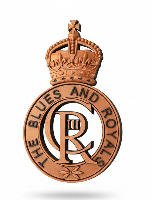 Blues and Royals King's Crown Cap Badge | Officially Licensed