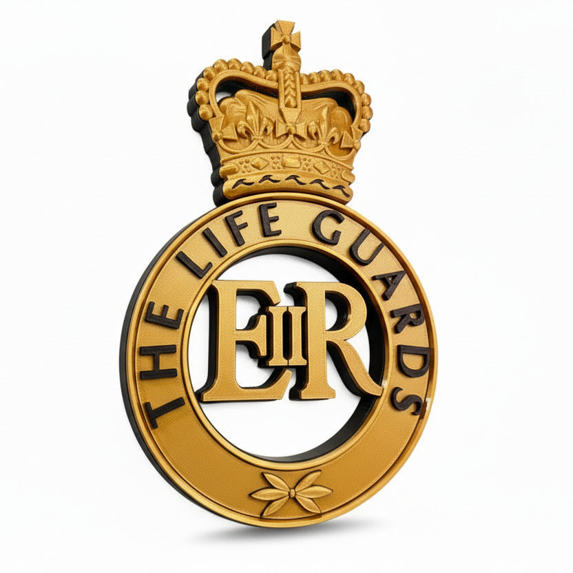 The Life Guards Queen's Crown Cap Badge | Officially Licensed
