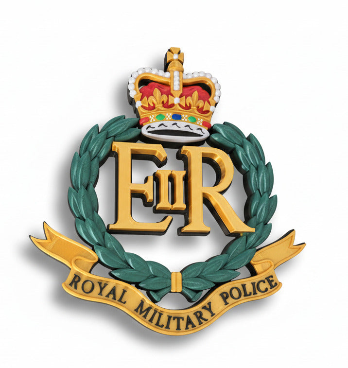 Royal Military Police Queen's Crown Cap Badge | Officially Licensed