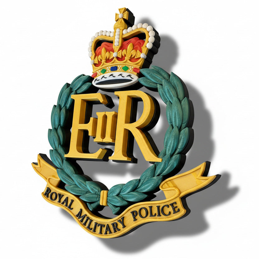 Royal Military Police Queen's Crown Cap Badge | Officially Licensed