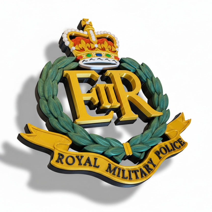Royal Military Police Queen's Crown Cap Badge | Officially Licensed