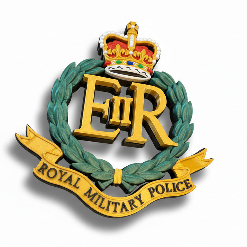 Royal Military Police Queen's Crown Cap Badge | Officially Licensed