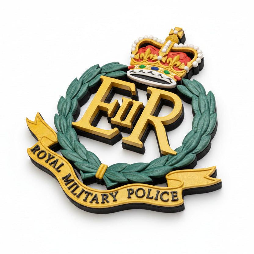 Royal Military Police Queen's Crown Cap Badge | Officially Licensed