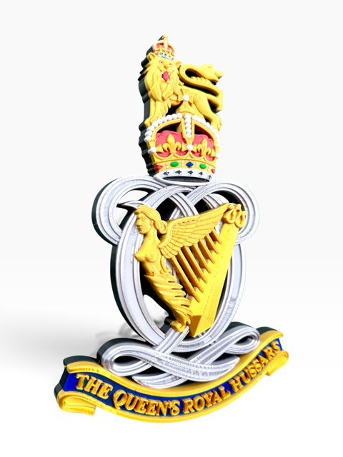 The Queen’s Royal Hussars Cap Badge – King’s Crown | Officially Licensed