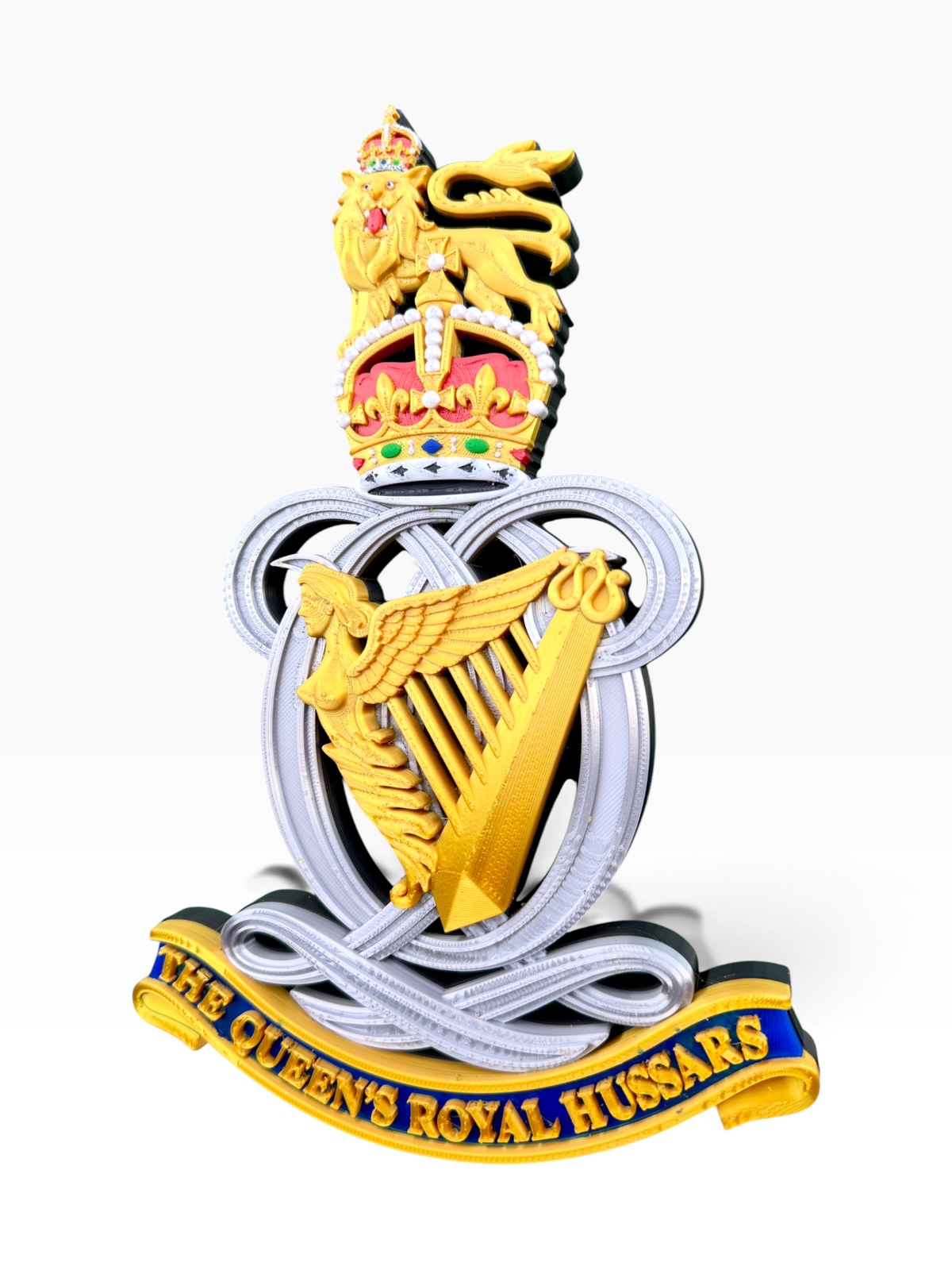 The Queen’s Royal Hussars Cap Badge – King’s Crown | Officially Licensed