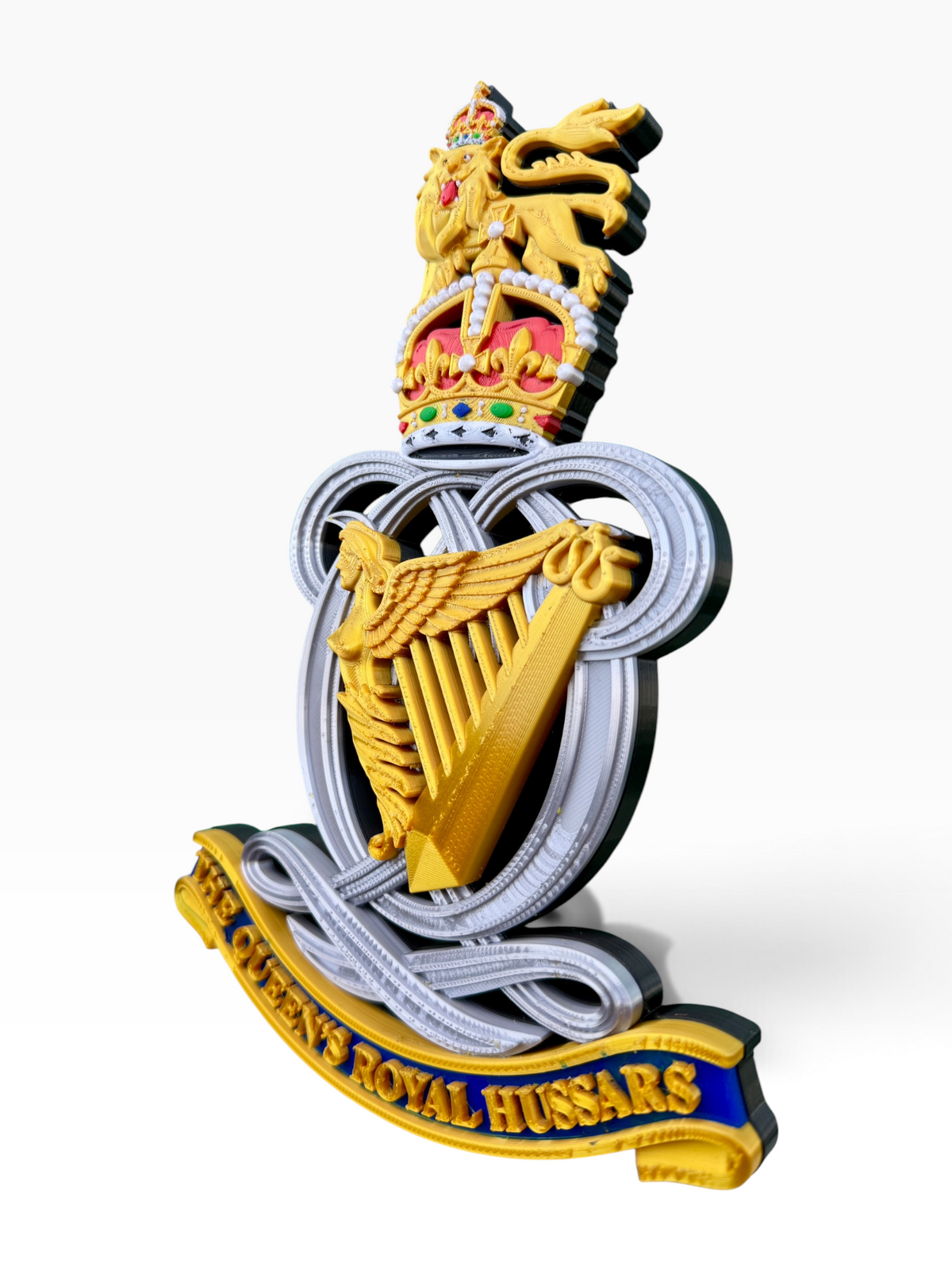The Queen’s Royal Hussars Cap Badge – King’s Crown | Officially Licensed