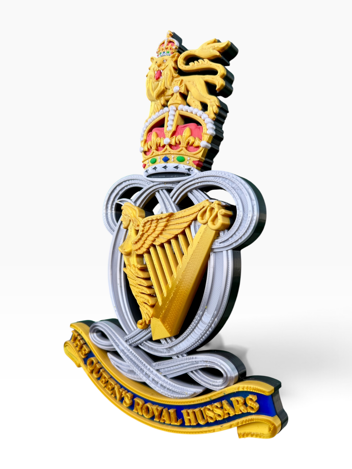 The Queen’s Royal Hussars Cap Badge – King’s Crown | Officially Licensed
