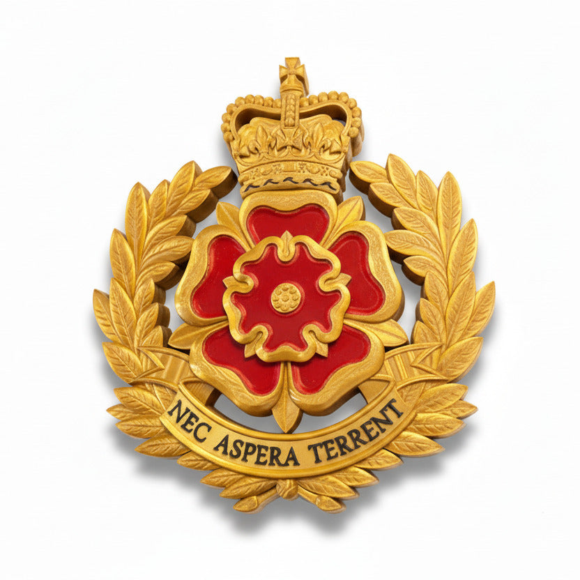 Duke of Lancaster's Regiment Queen's Crown Cap Badge | Officially Licensed