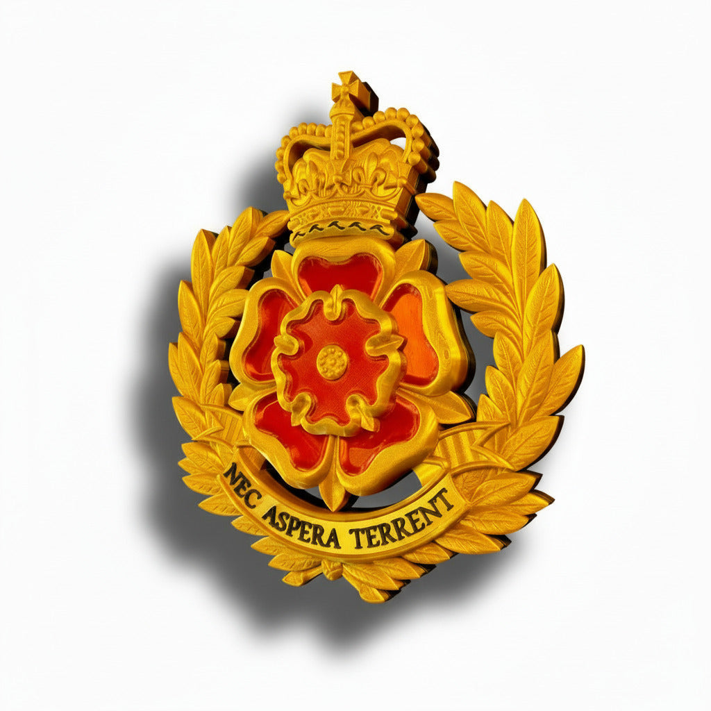 Duke of Lancaster's Regiment Queen's Crown Cap Badge | Officially Licensed