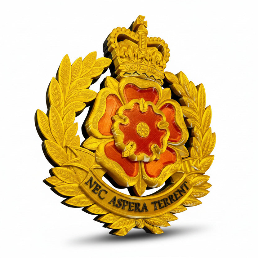Duke of Lancaster's Regiment Queen's Crown Cap Badge | Officially Licensed