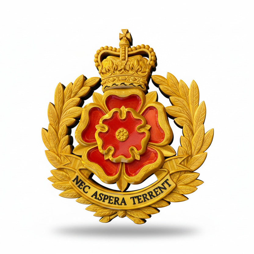 Duke of Lancaster's Regiment Queen's Crown Cap Badge | Officially Licensed