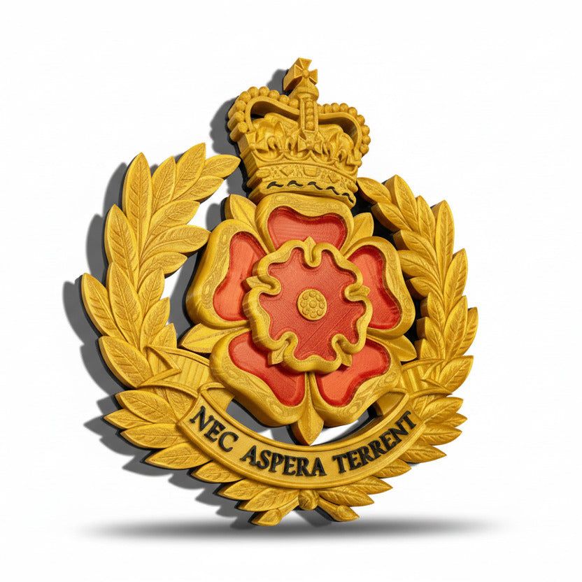 Duke of Lancaster's Regiment Queen's Crown Cap Badge | Officially Licensed