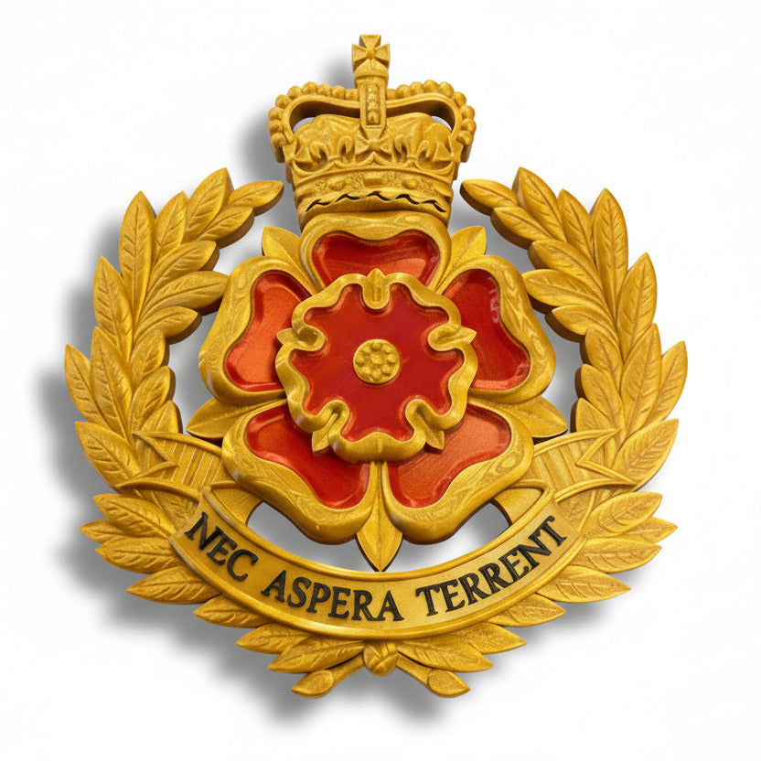Duke of Lancaster's Regiment Queen's Crown Cap Badge | Officially Licensed