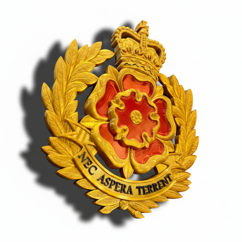 Duke of Lancaster's Regiment Queen's Crown Cap Badge | Officially Licensed