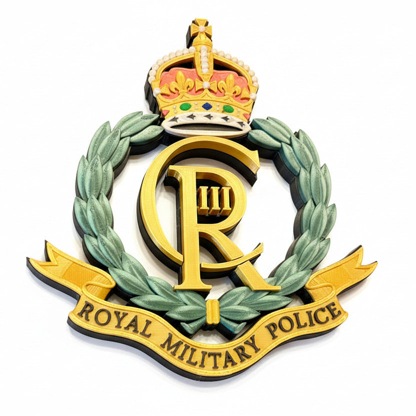 Royal Military Police King's Crown Cap Badge | Officially Licensed