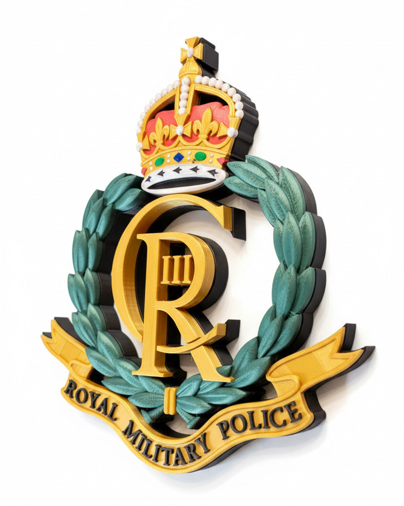 Royal Military Police King's Crown Cap Badge | Officially Licensed
