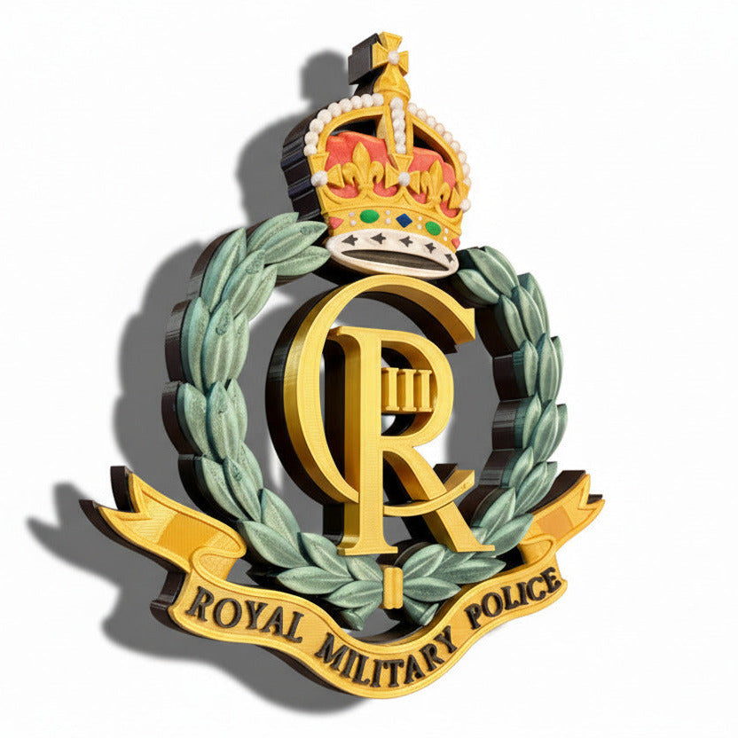 Royal Military Police King's Crown Cap Badge | Officially Licensed