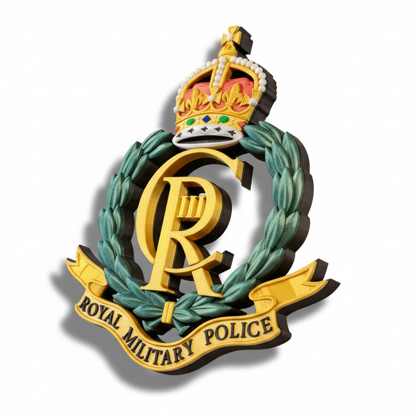 Royal Military Police King's Crown Cap Badge | Officially Licensed