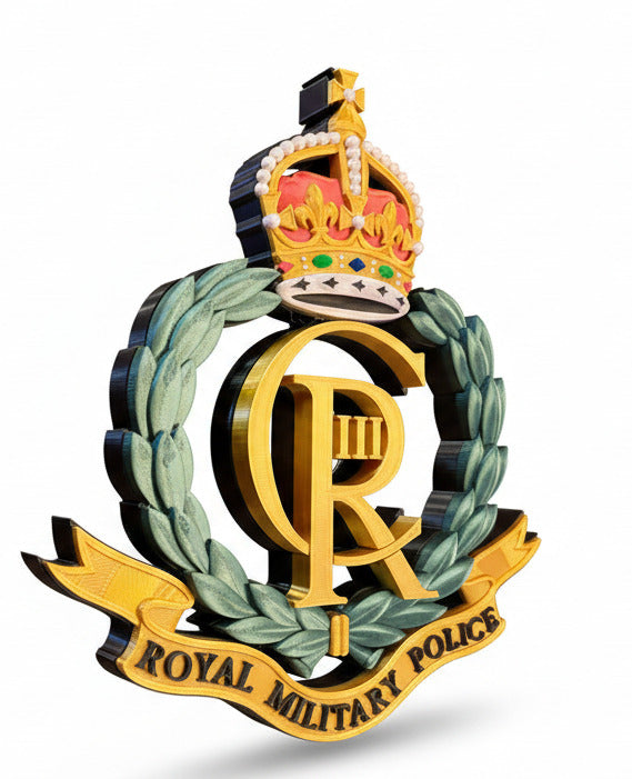 Royal Military Police King's Crown Cap Badge | Officially Licensed
