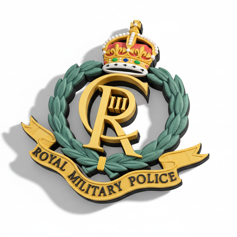 Royal Military Police King's Crown Cap Badge | Officially Licensed
