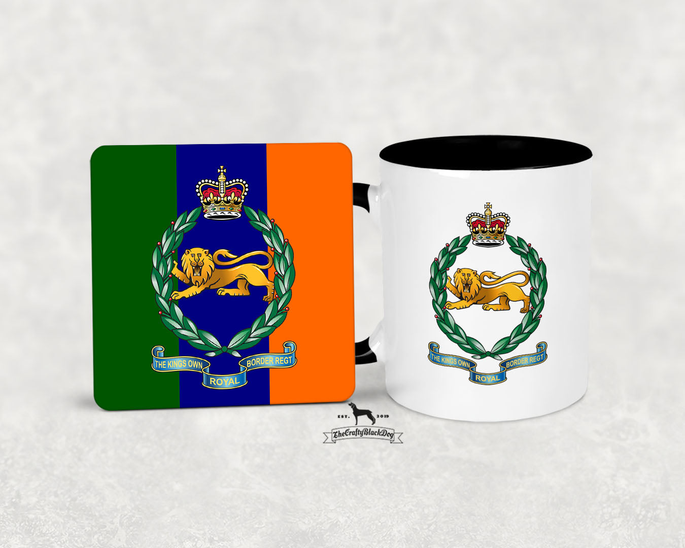 King's Own Royal Border Regiment - MUG and COASTER SET