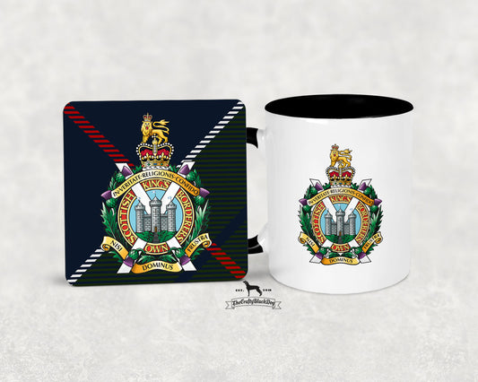 King's Own Scottish Borderers  - MUG and COASTER SET