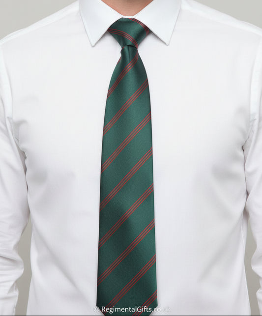 The King's Royal Rifle Corps (KRRC) Regimental Tie (Silk)