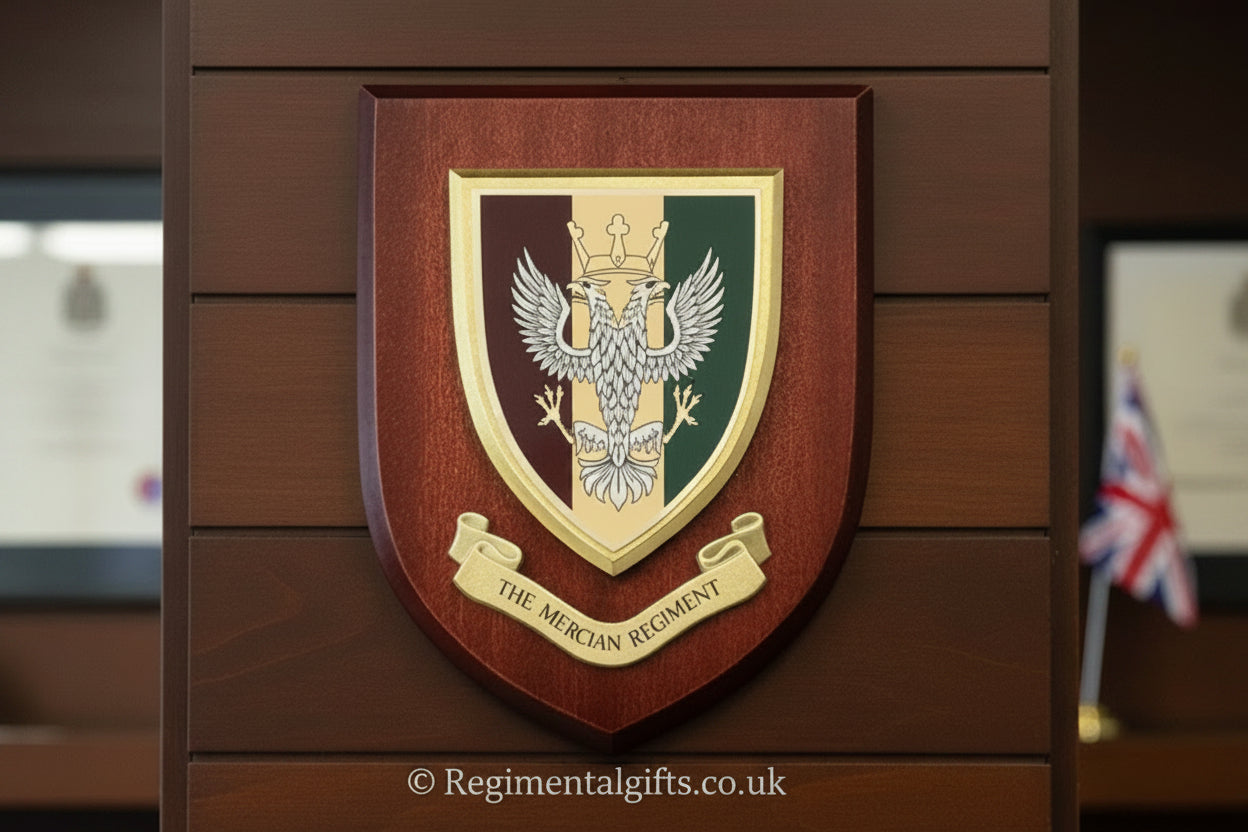 The Mercians - Wall Shield Plaque | MOD Licensed Seller