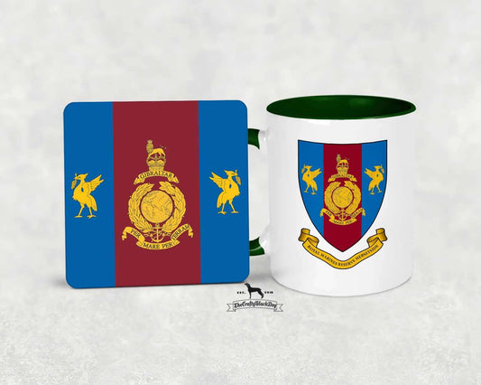 Royal Marines Reserve Merseyside - Mug and Coaster Set (RMR)