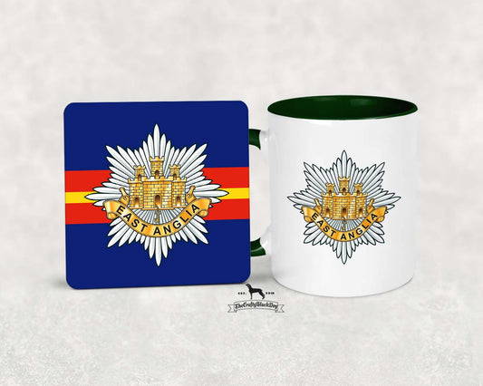 East Anglia Regiment -  - MUG and COASTER SET