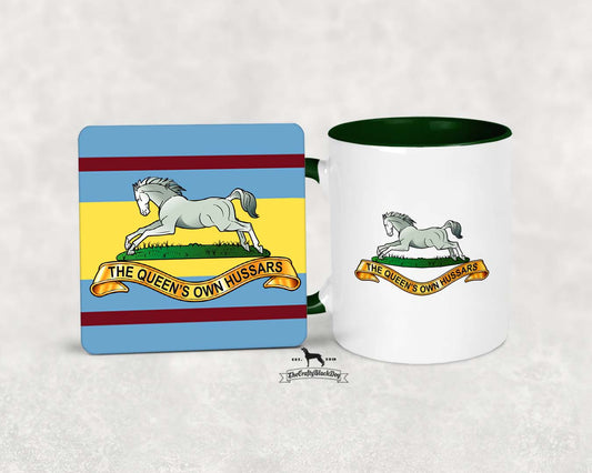 Queen's Own Hussars - MUG and COASTER SET