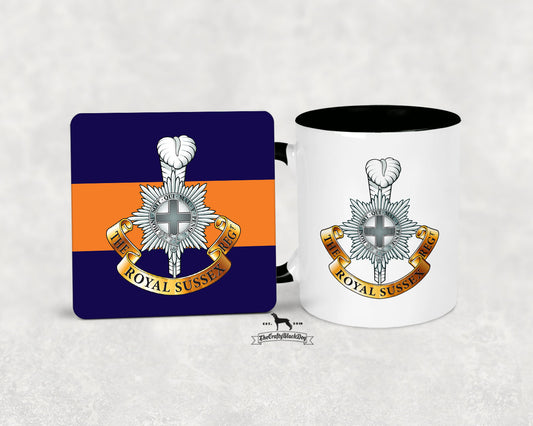 Royal Sussex Regiment - Mug and Coaster Set