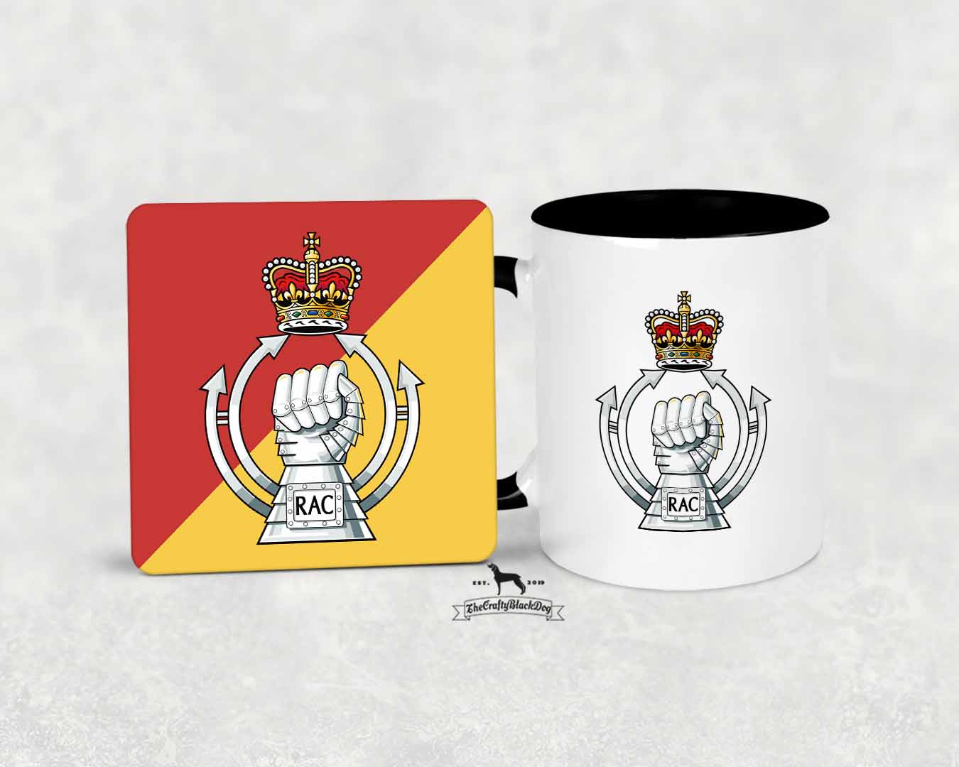 Royal Armoured Corps - MUG and COASTER SET