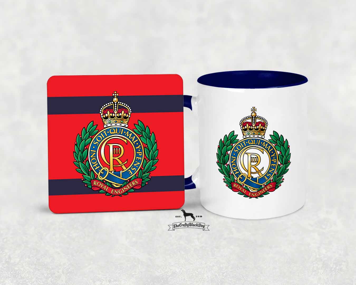 Royal Engineers - Mug and Coaster Set KC