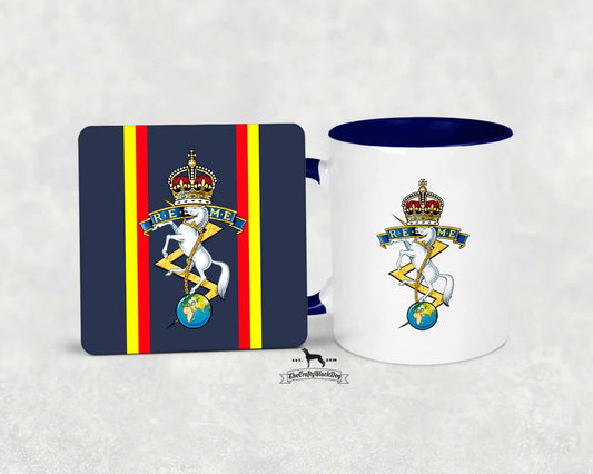 Royal Electrical and Mechanical Engineers - Mug and Coaster Set KC