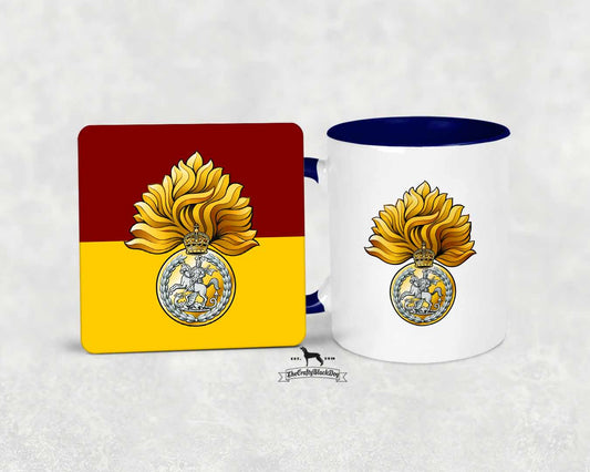Royal Regiment of Fusiliers Crest - Mug and Coaster Set