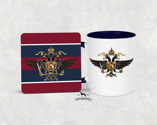 1st The Queen's Dragoon Guards  - Mug And Coaster