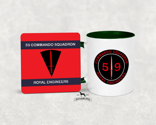 59 Commando RE  - Mug And Coaster