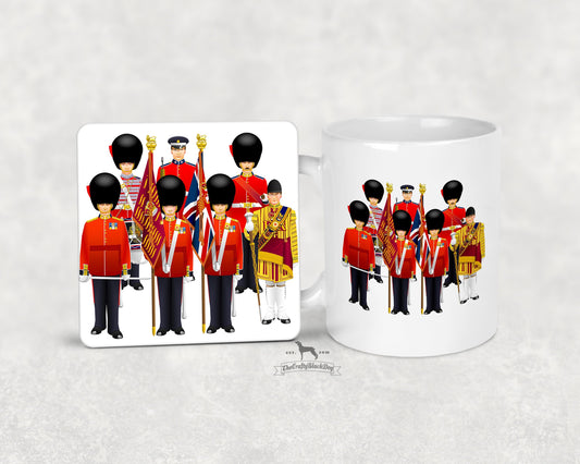 Coldstream Guards  - Uniform Mug and Coaster