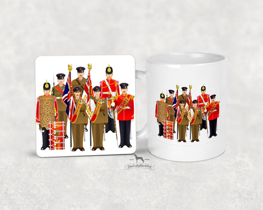 Duke of Wellington Regiment  - Uniform Mug and Coaster