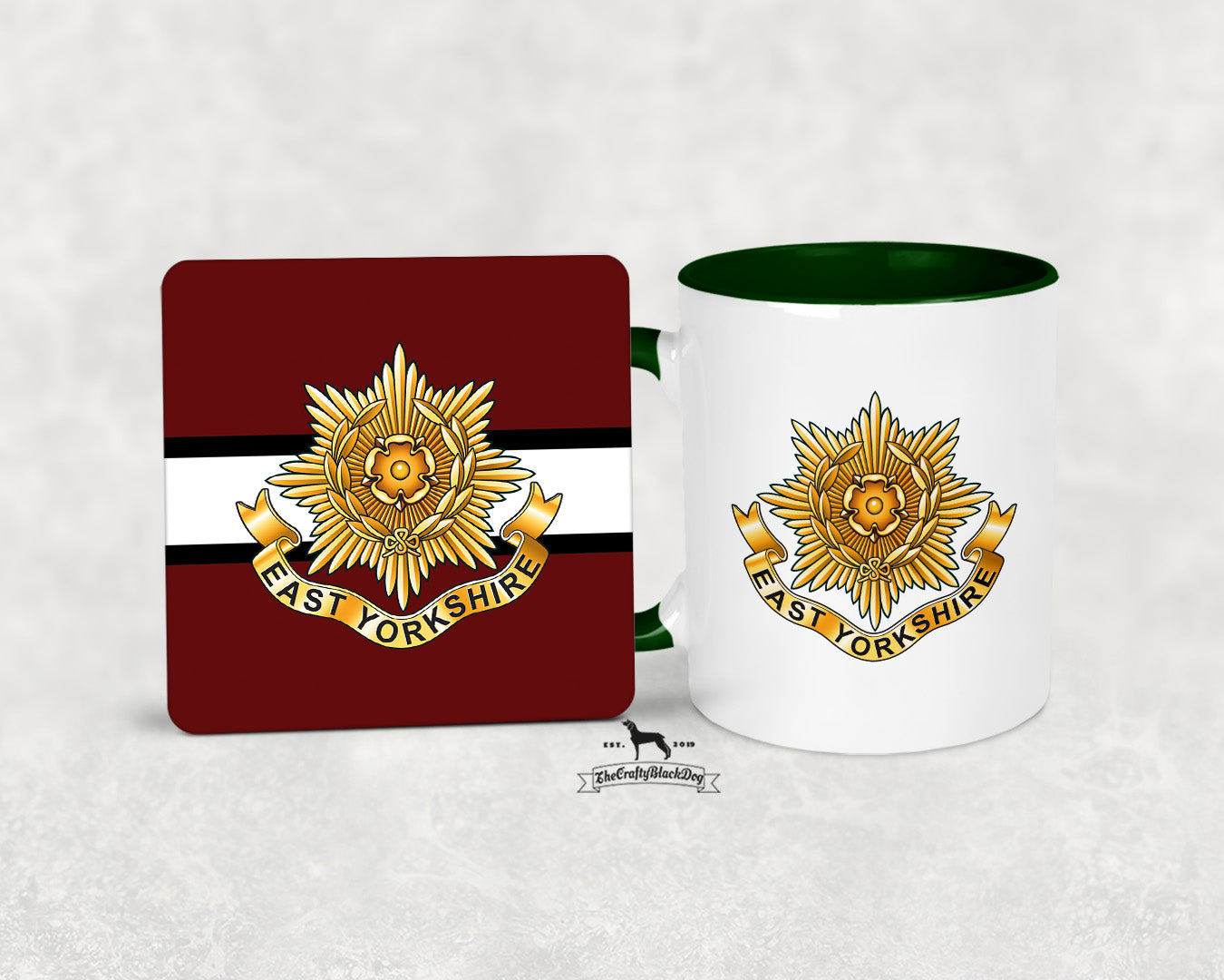 East Yorkshire Regiment  - Mug And Coaster