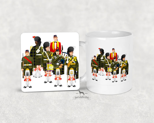Gloucestershire Regiment  - Uniform Mug and Coaster