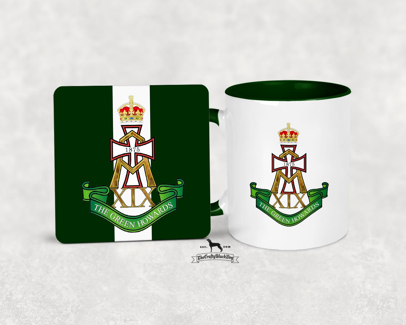 Green Howards  - Mug And Coaster