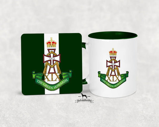 Green Howards  - Mug And Coaster