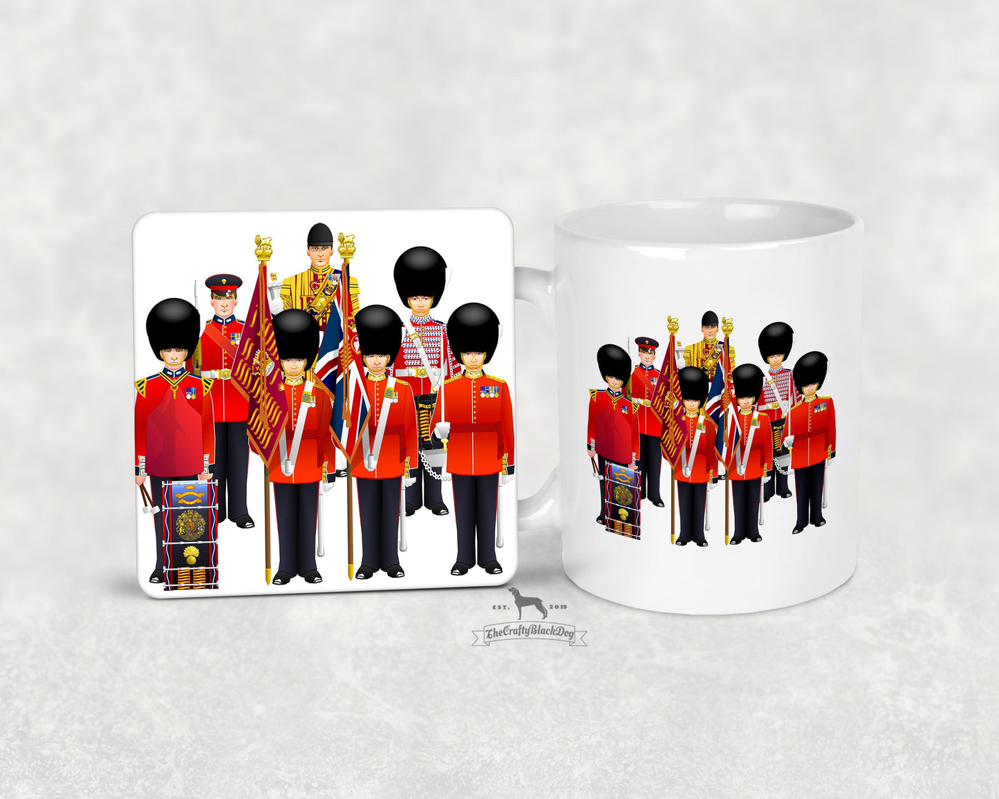 Grenadier Guards Cap Badge  - Uniform Mug and Coaster