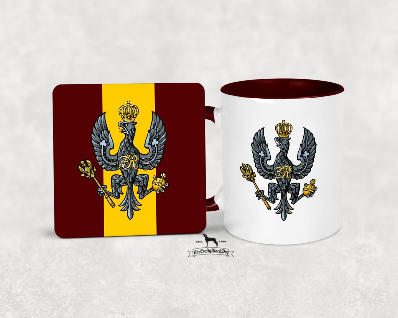 King's Royal Hussars  - Mug And Coaster