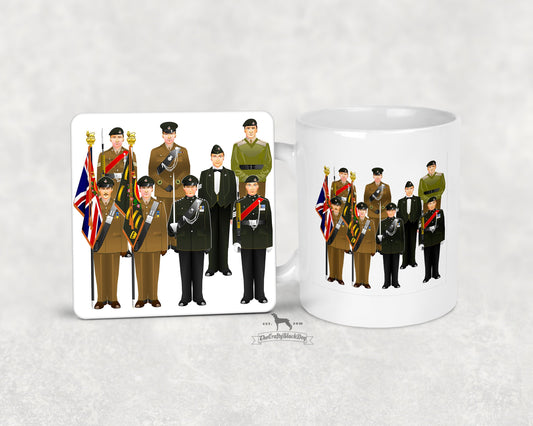 Light Infantry  - Uniform Mug and Coaster